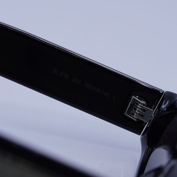 Saint Laurent SL618 001 Sunglasses Black Cat Eye Frame, Black Lenses main image 8